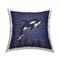 Orca State Varsity Decorative Printed Throw Pillow Design by Spirit Animals/Life Is High, 18 x 7 x 18